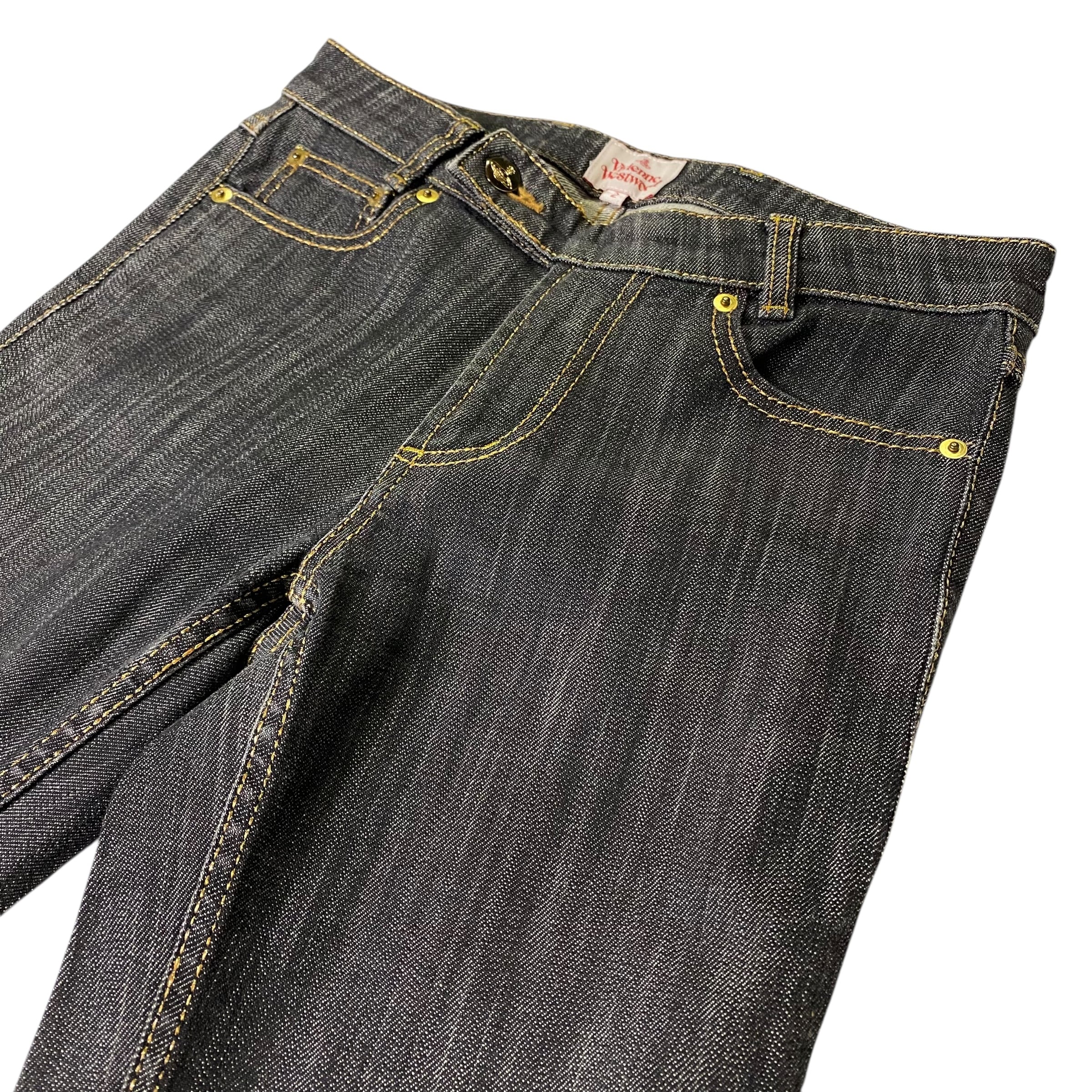 Vivienne Westwood Black Denim Pants Size 2 / ヴィヴィアンウエスト Vivienne Westwood Black Denim Pants Size 2 / ヴィヴィアンウエスト