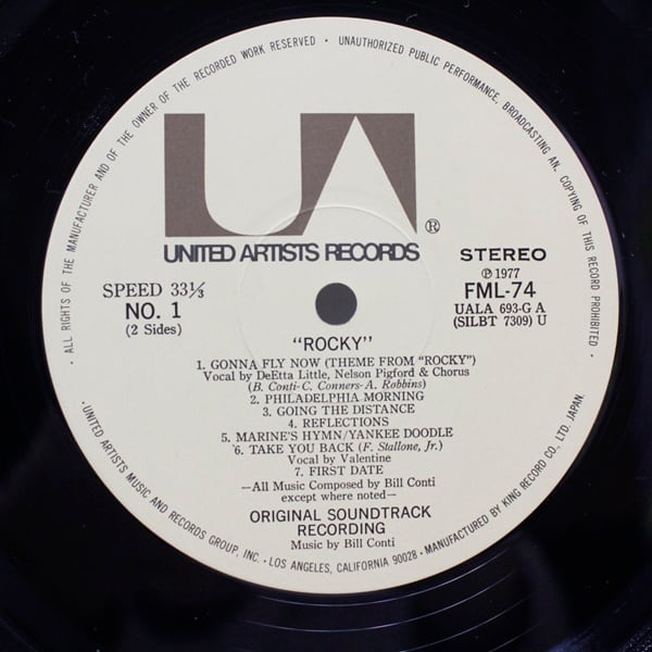 Bill Conti / Rocky - Original Motion Picture Score [FML-74] - 画像3