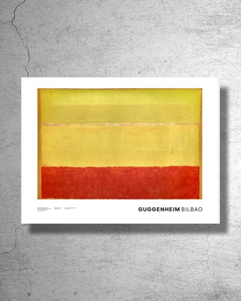 【新作】画家『マーク・ロスコ Mark Rothko』スペイン現代美術館制作ポスター