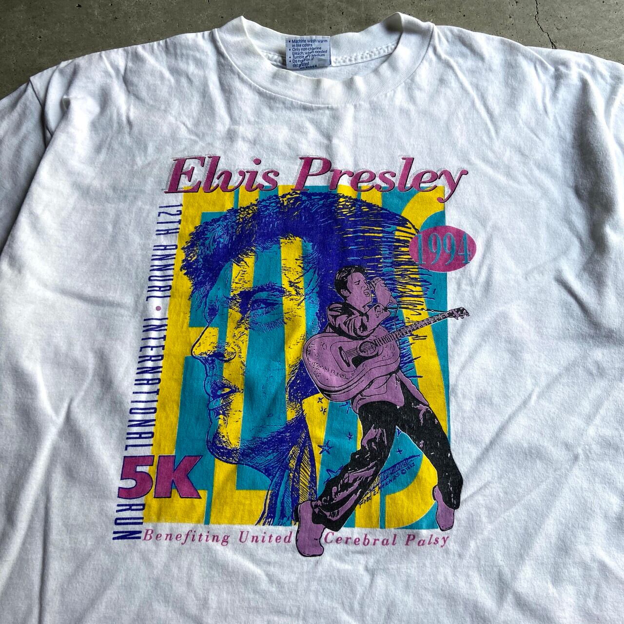 90年代 ELVIS PRESLEY 1994 アーティストTシャツ 企業ロゴ入り