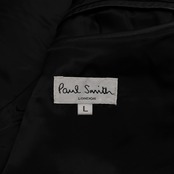 希少L / Paul Smith ポールスミス LONDON 本切羽 ラムレザー 3B テーラードジャケット サイズ L /羊革 レザージャケット /黒 ブラック メンズ