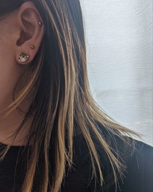 【Nach】 Leopard earrings
