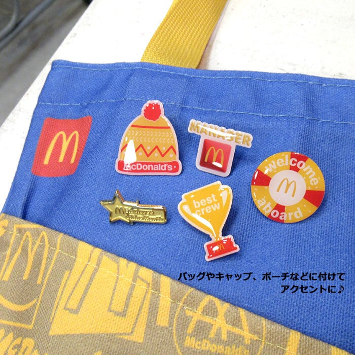 即納】 マクドナルド ピンバッジ スターピン クルー オフィシャル