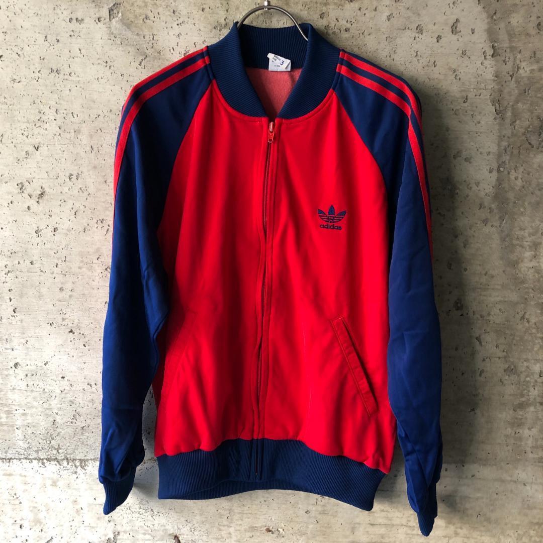 【希少品】adidas アディダス　トラックジャケット　80s トレフォイル