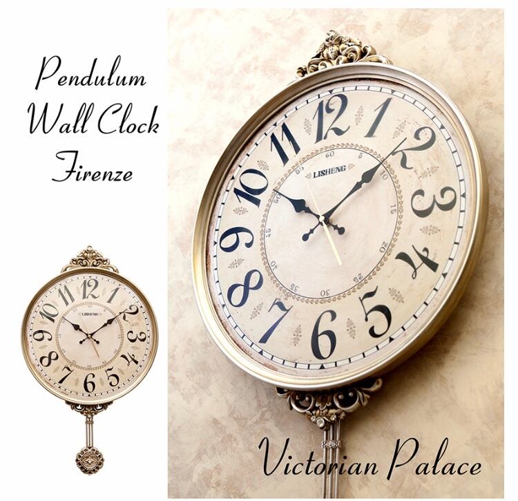 輸入雑貨 ビクトリアンパレス ウォールクロック コロッセオ 壁掛け時計