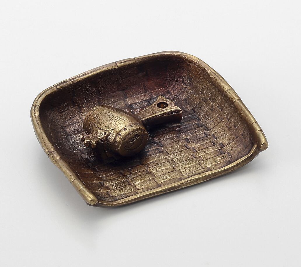 香立 箕に小槌 和雲作