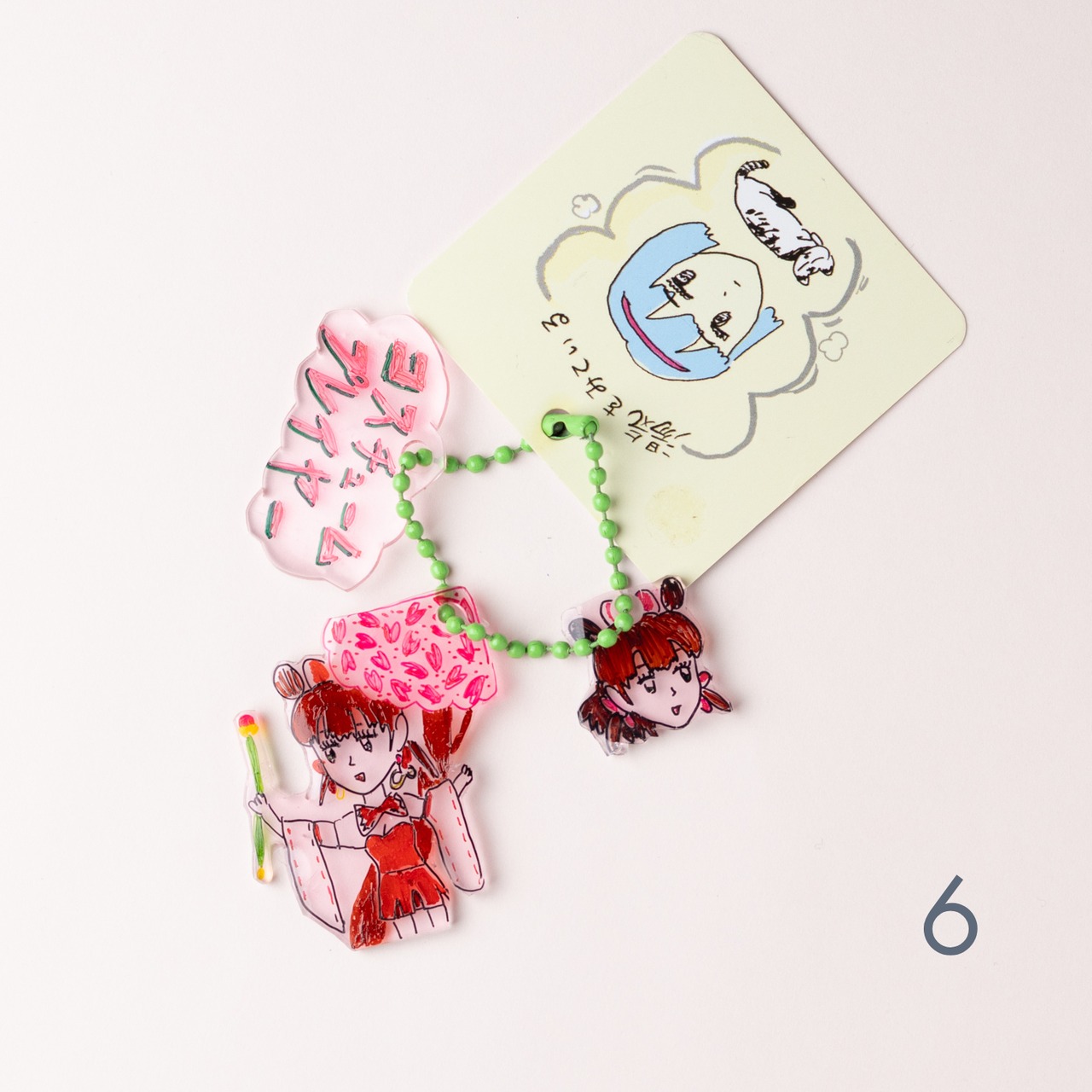 < 岩田駿一 > プラ板キーホルダー