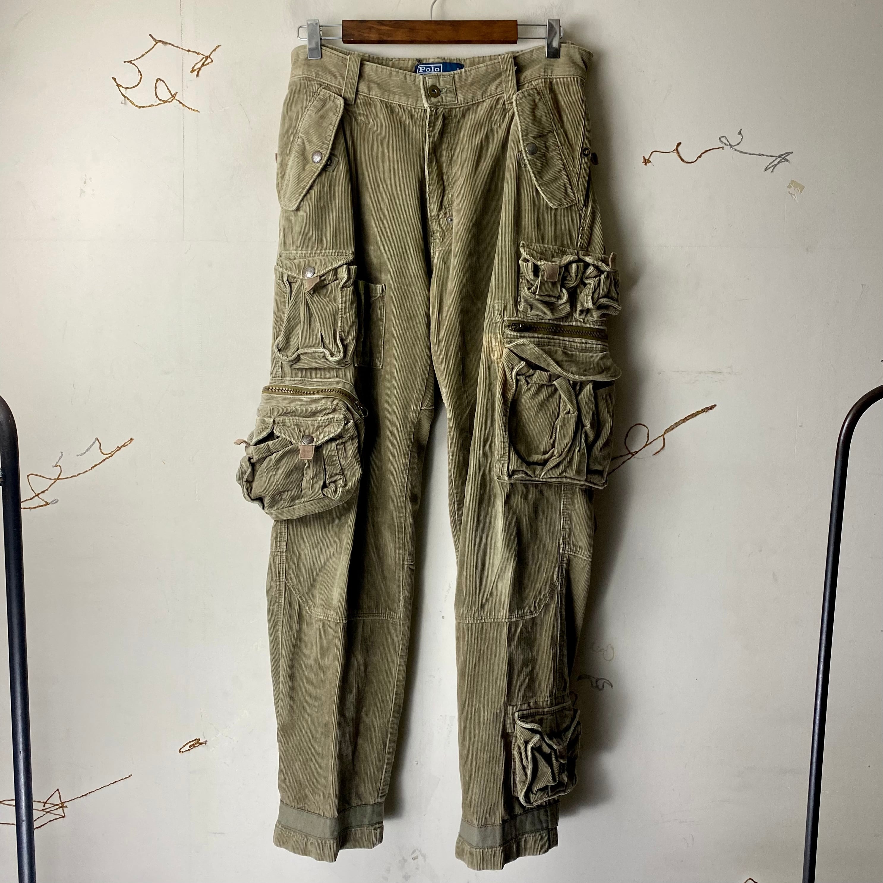 vintage POLO by RALPH LAUREN corduroy parachute pants | NOIR ONLINE