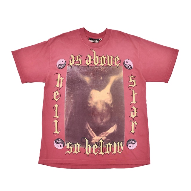 【HELLSTAR】AS ABOVE SO BELOW T-SHIRT (STUDS)