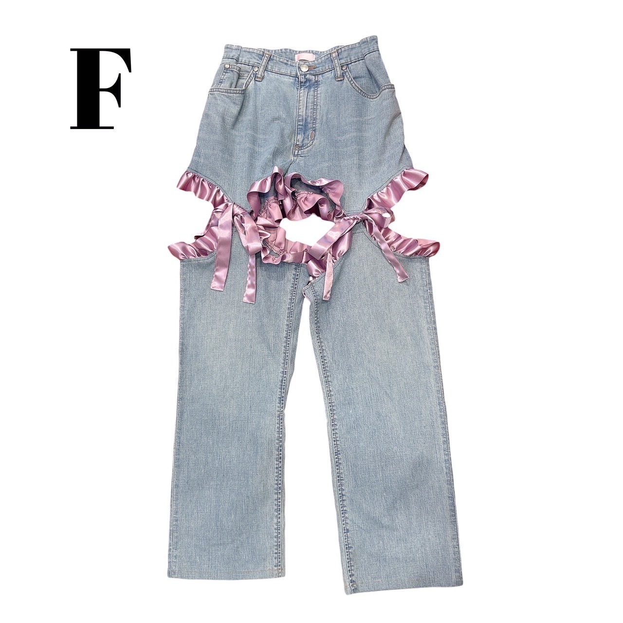 限定】カットアウトリメイクデニムパンツ | lilLilly official webstore