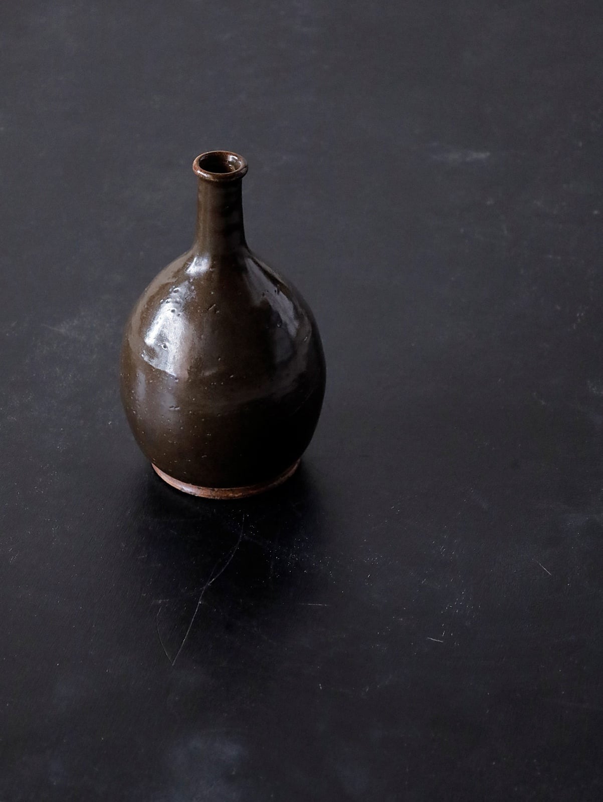 花器／徳利 黒薩摩【込】 | アルドマ 古道具・古家具・アンティーク