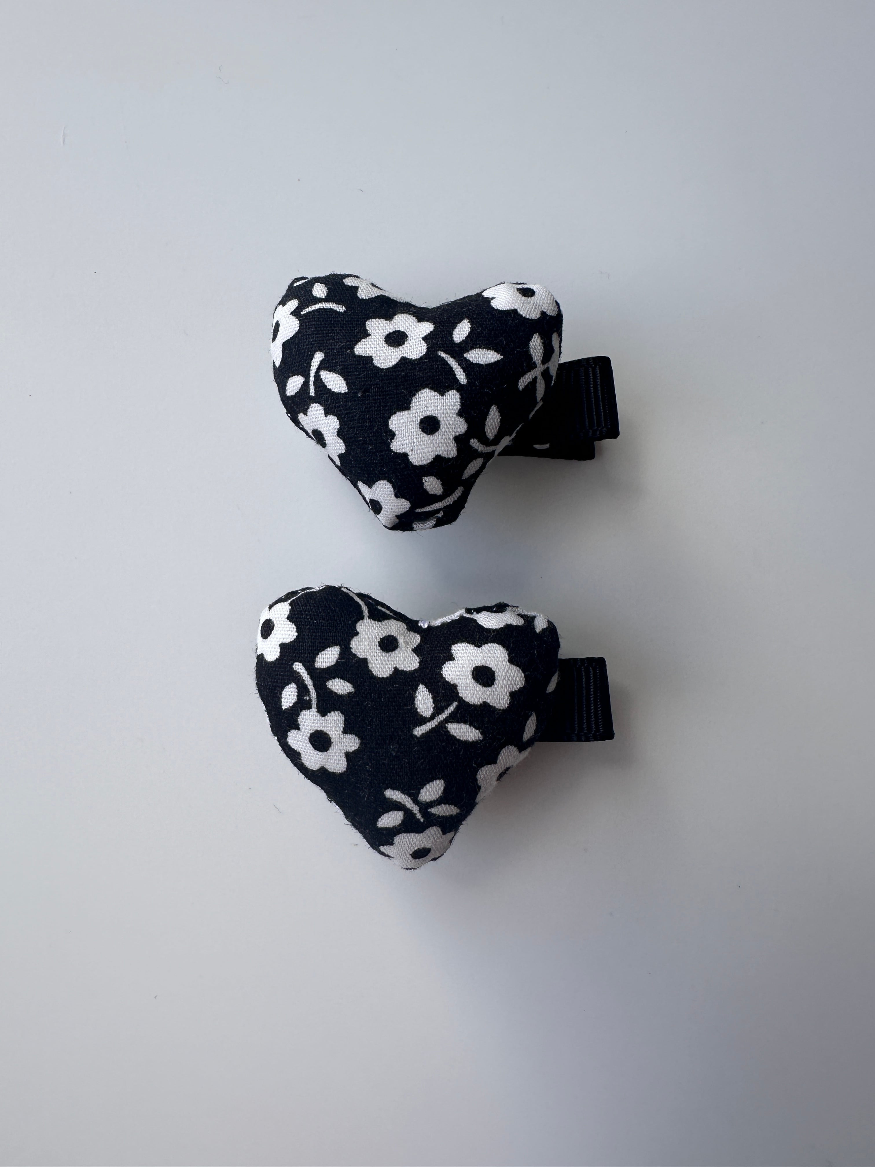 ハートぷっくりヘアクリップ 2set | OHACO