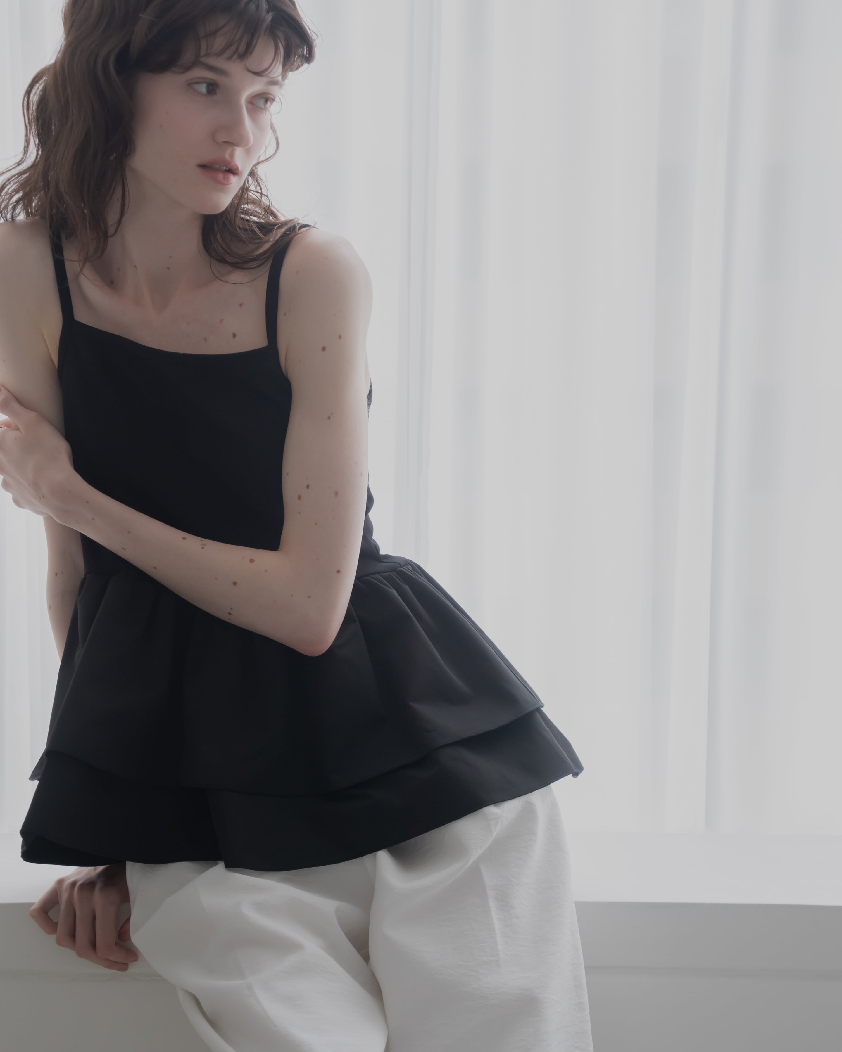 volume peplum cami【通常商品】3〜5日営業日 | pois
