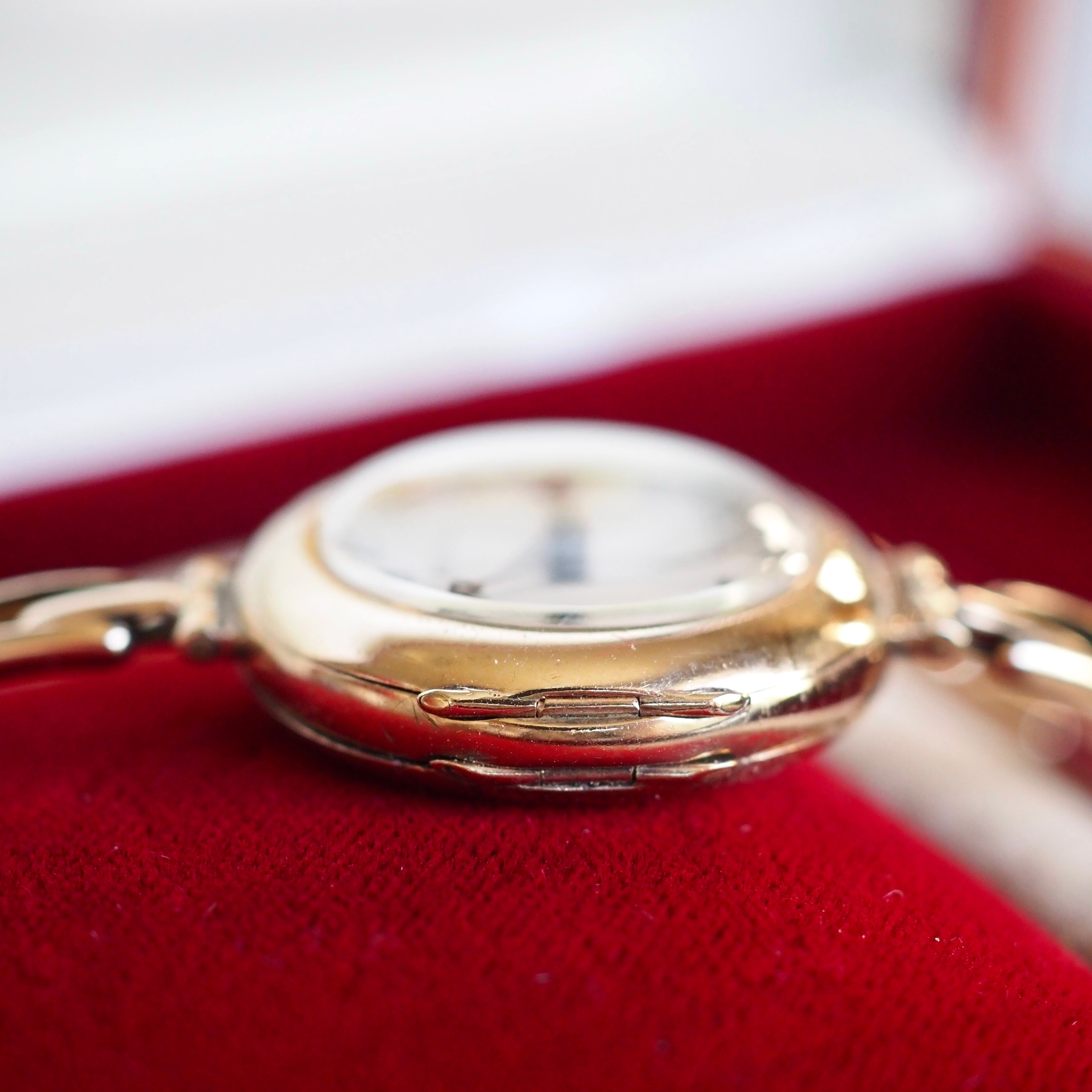 OH済 ROLEX ロレックス 9金無垢 1930s ギョーシェ文字盤 アンティーク