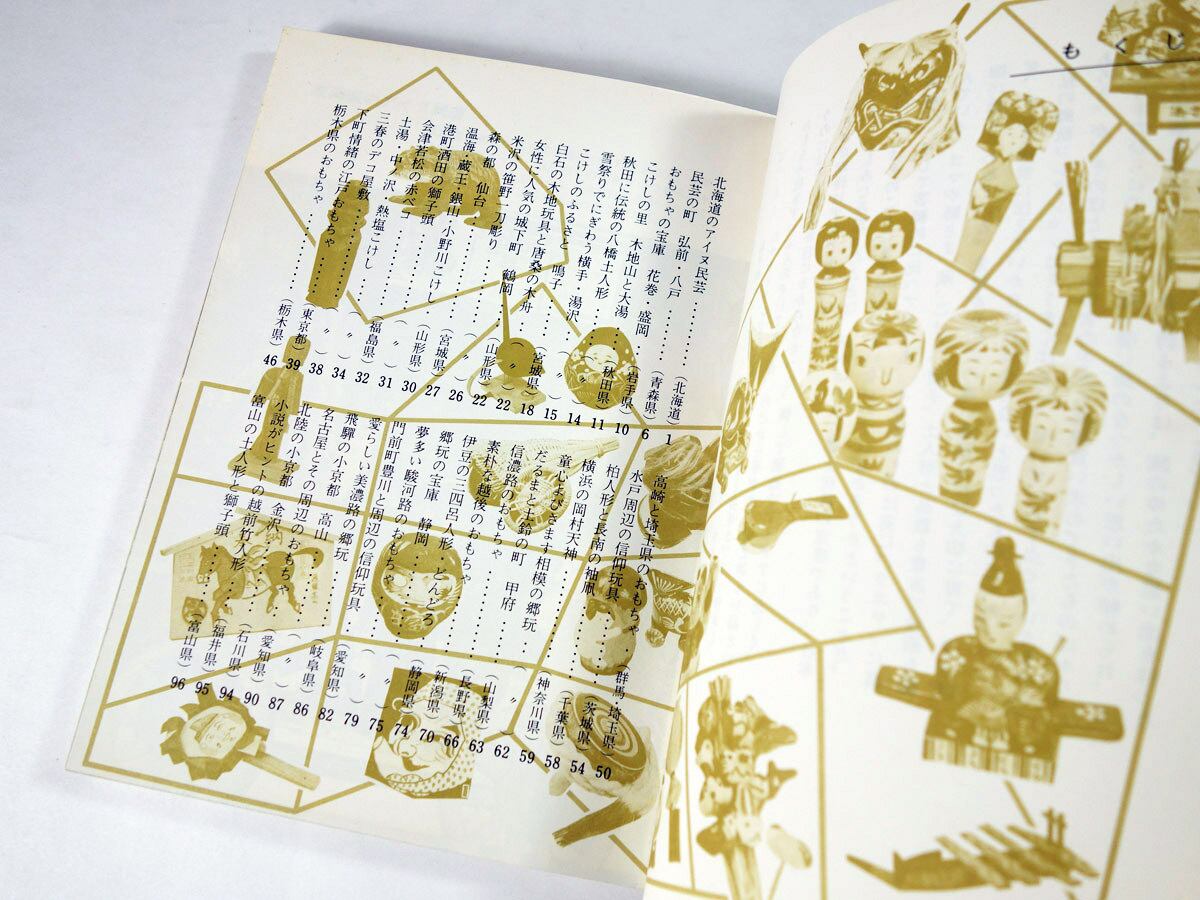 郷土玩具の旅 - 東日本編（山本鉱太郎 著）- カラーブックス386