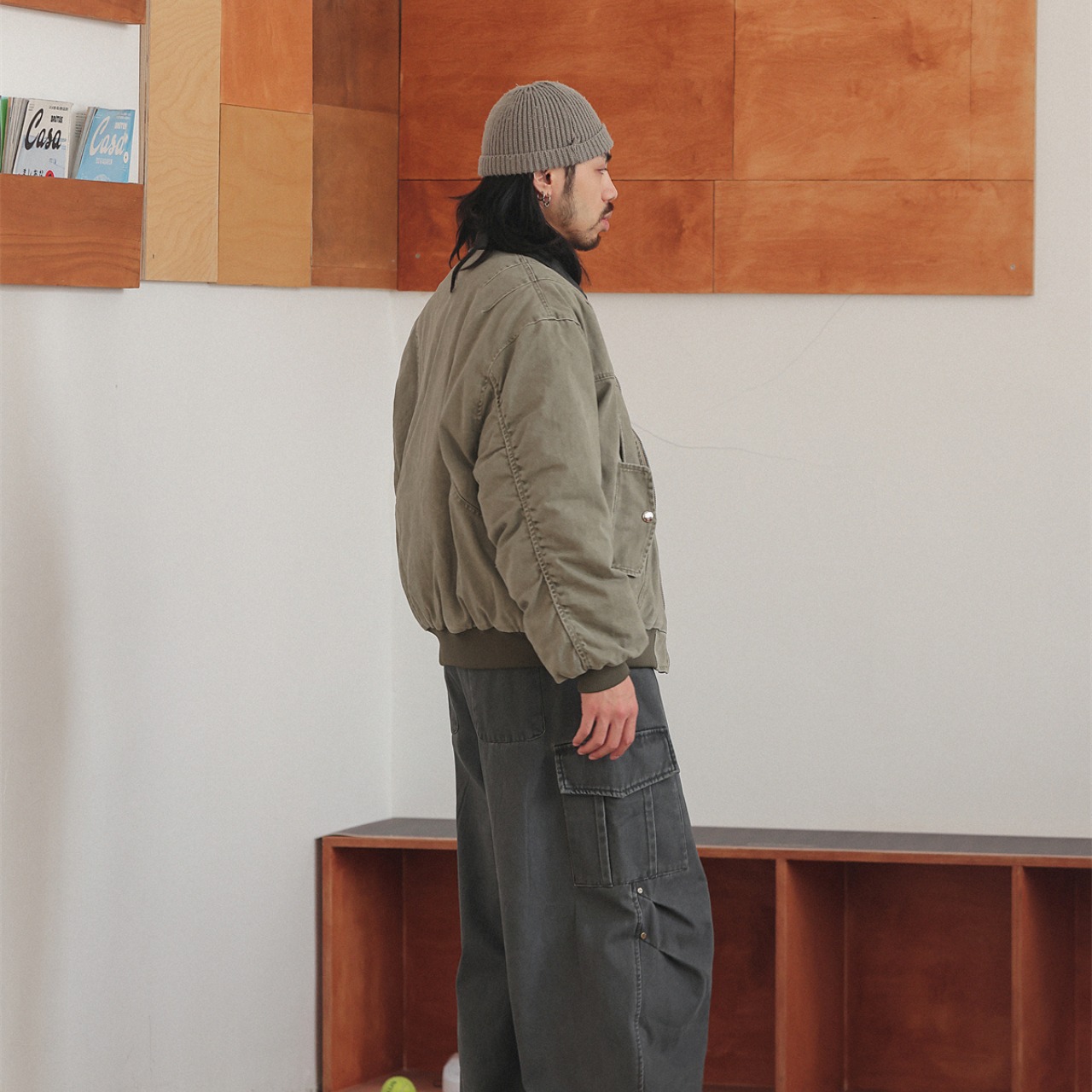 オーバーダイ ヴィンテージ ボンバージャケット K5488 - 11