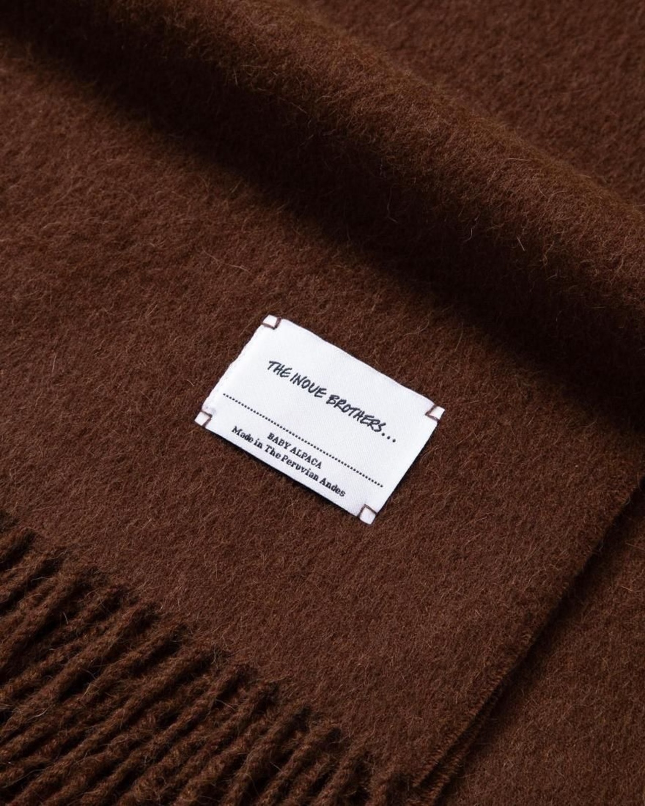 【THE INOUE BROTHERS...】Brushed Scarf