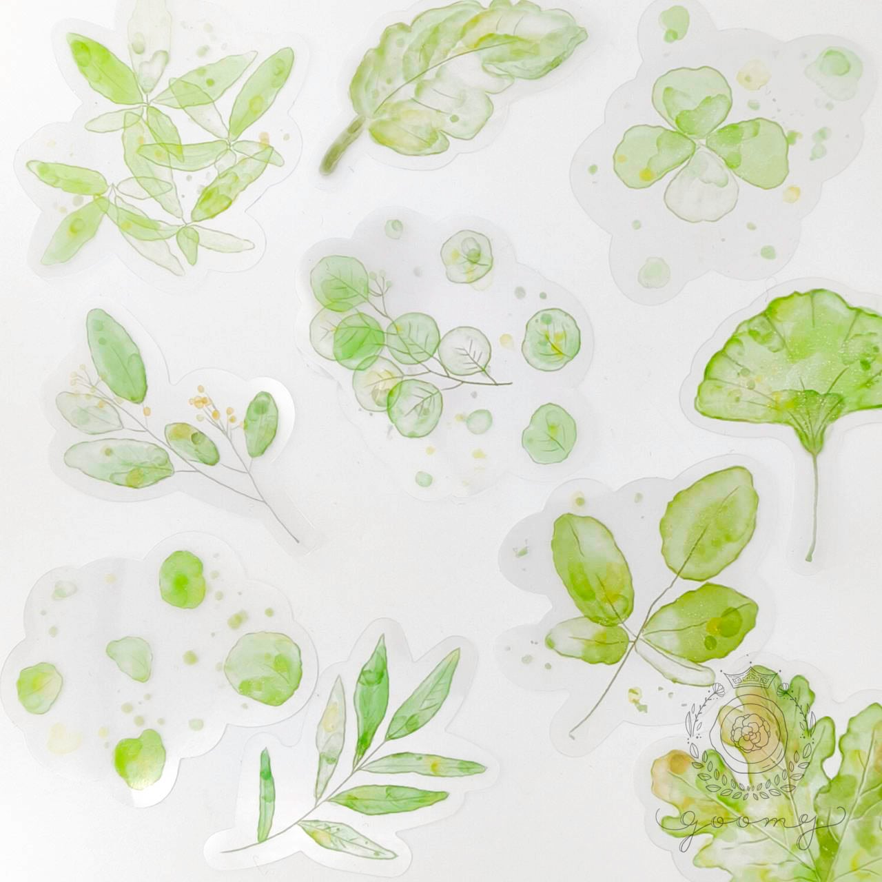 水彩フラワーシール 5 <S1087>