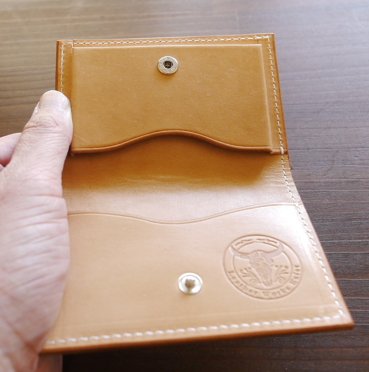 レザーカービング・カードケース | Leather Works Exist(レザー