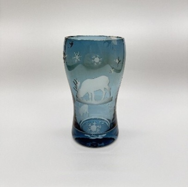 鹿と雪景色【一口ビール】