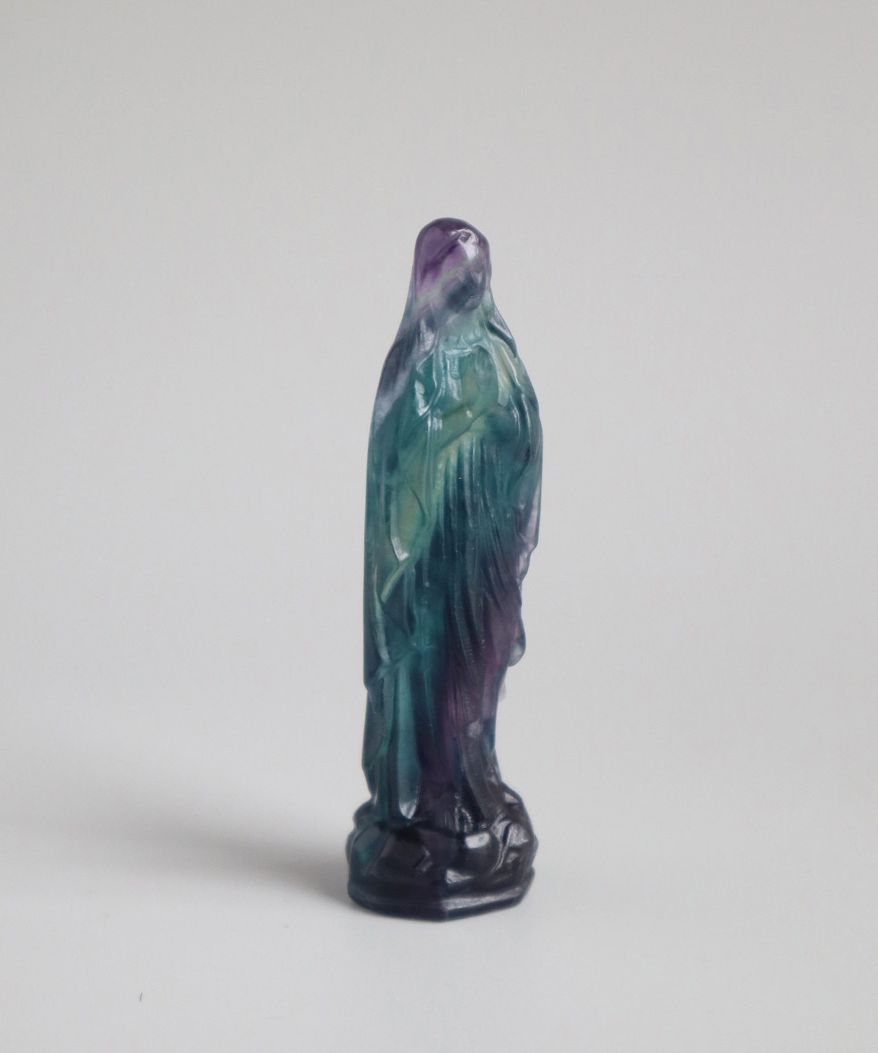 Fluorite Virgin Mary