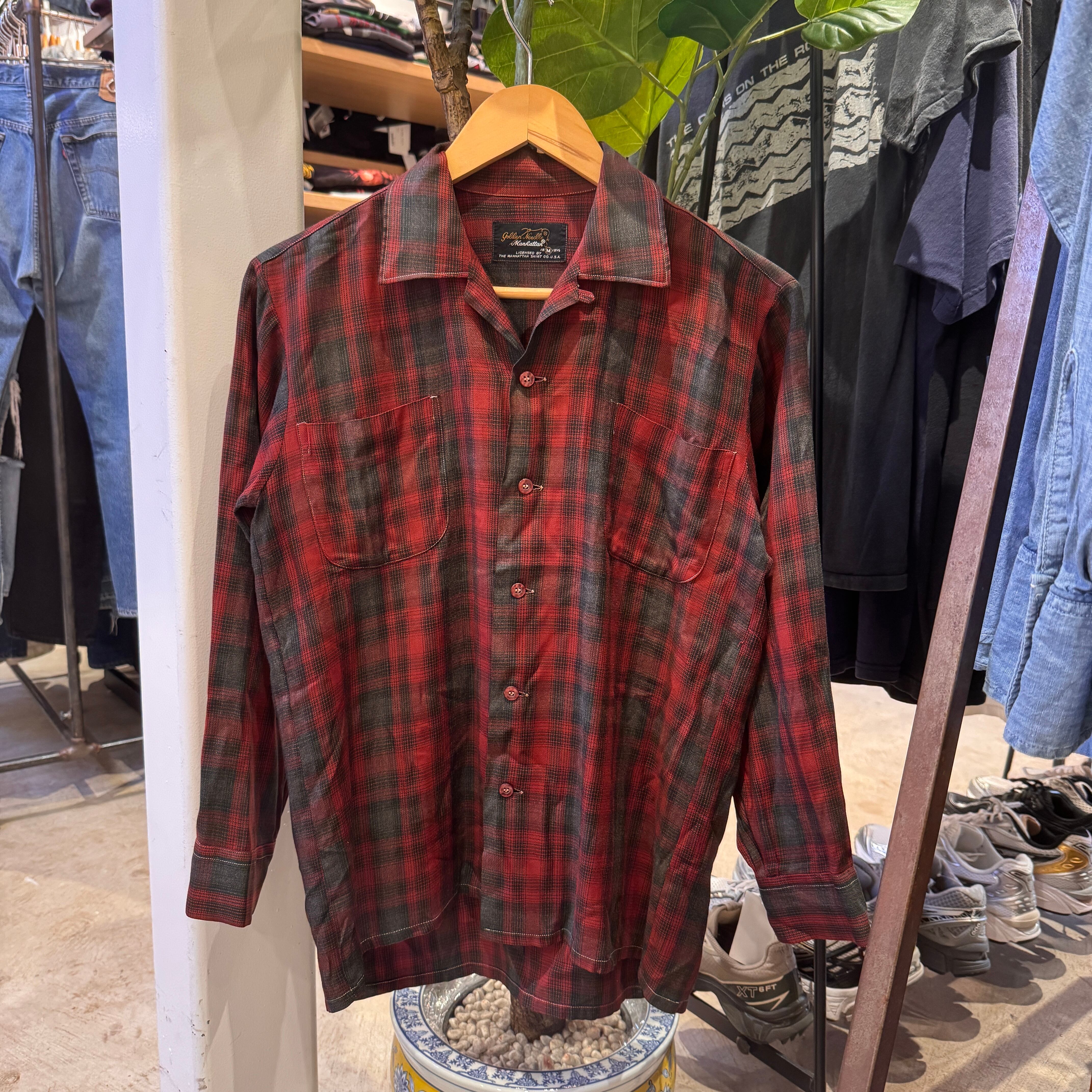 1960s MANHATTAN GOLDEN NEEDLE SHIRT | safarionline