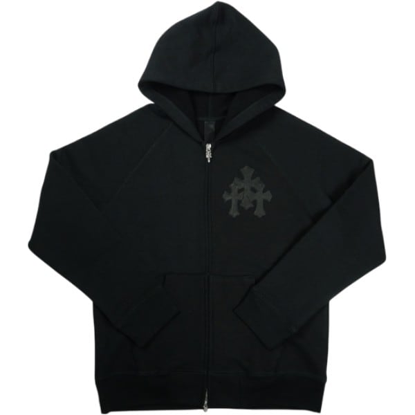 Chrome Hearts ブラック フルジップパーカー Lサイズ 【公式通販】