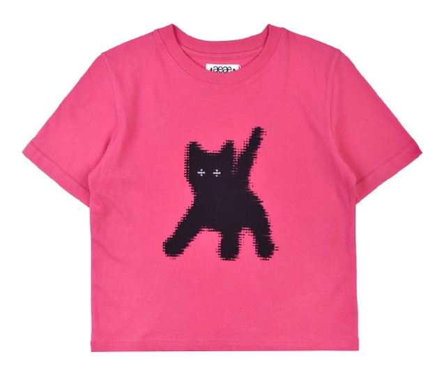 [AEAE] FLASHED CATS EYE CROP T-SHIRTS [PINK] 正規品 韓国ブランド 韓国通販 韓国代行 韓国ファッション