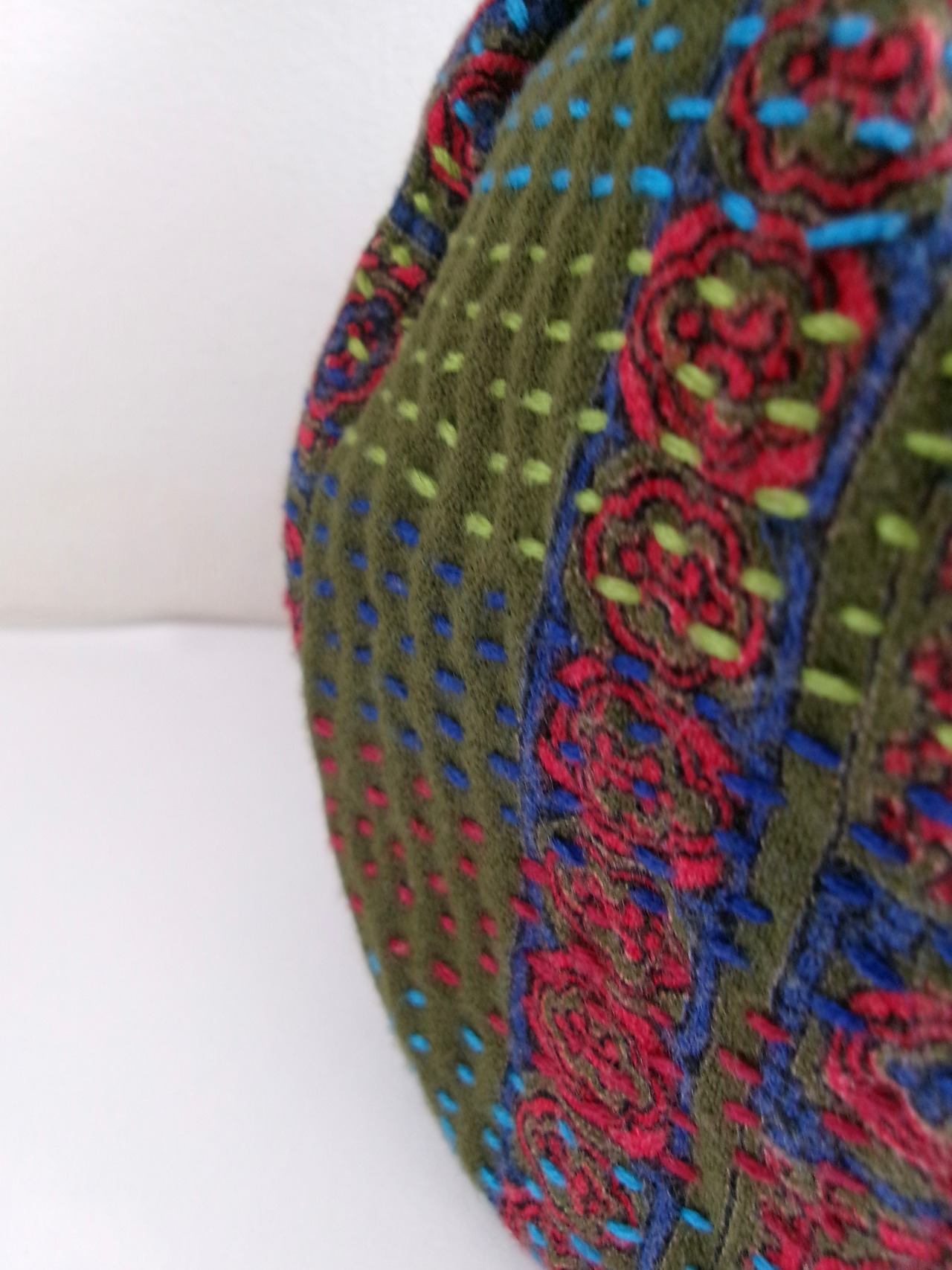 “ASTER” Hand quilt draws bag | ハンドキルトバッグ