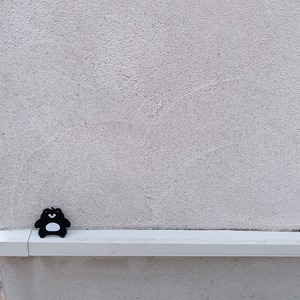 くまのまーくん黒キーホルダー