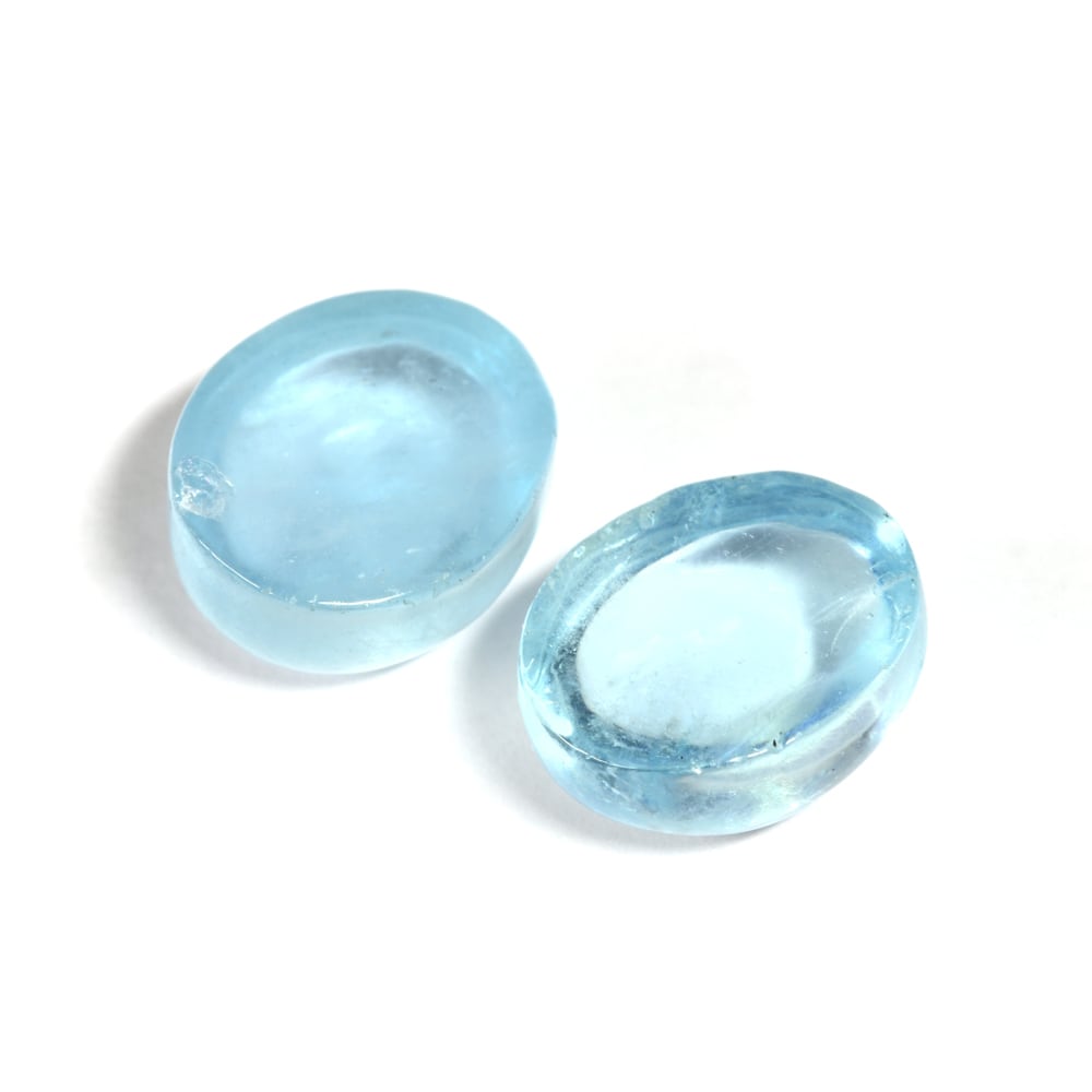 アクアマリン (2pcs) パキスタン産 10.267ct #JWA2278 | EBiS GEM