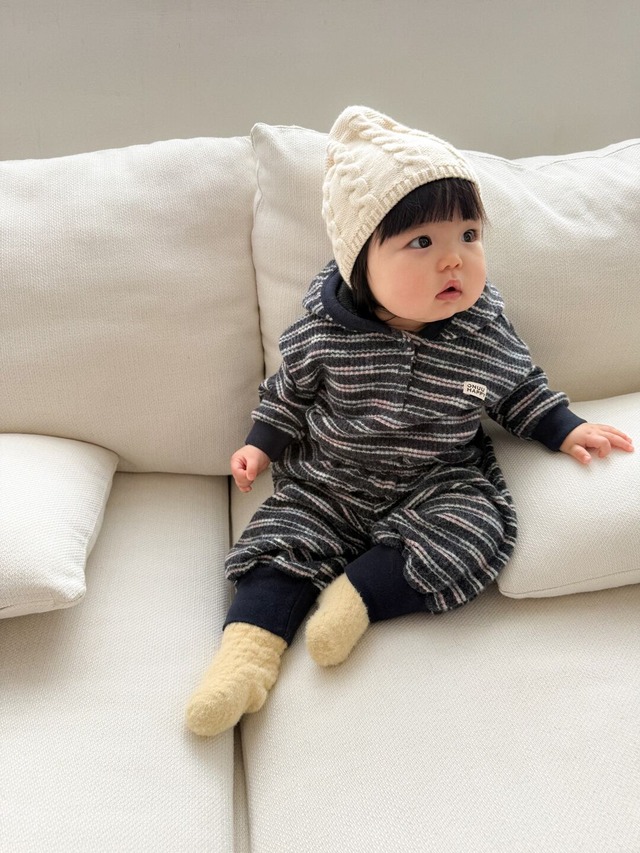 予約⌇onu/ Cable knit beanie