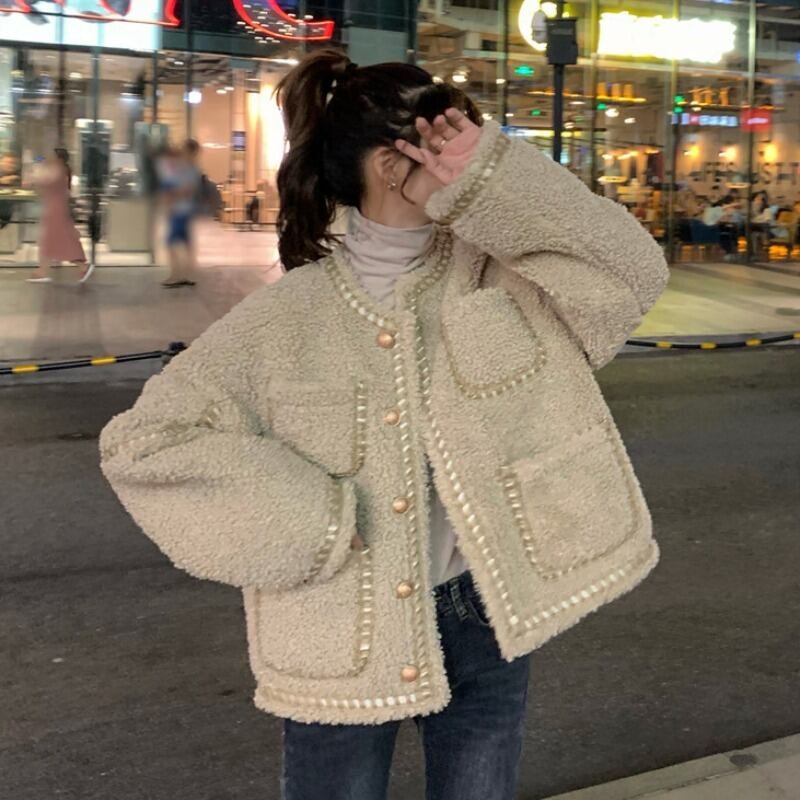 ウールコート ウィンタールーズショートトップス 冬物 萌量不足21038995944