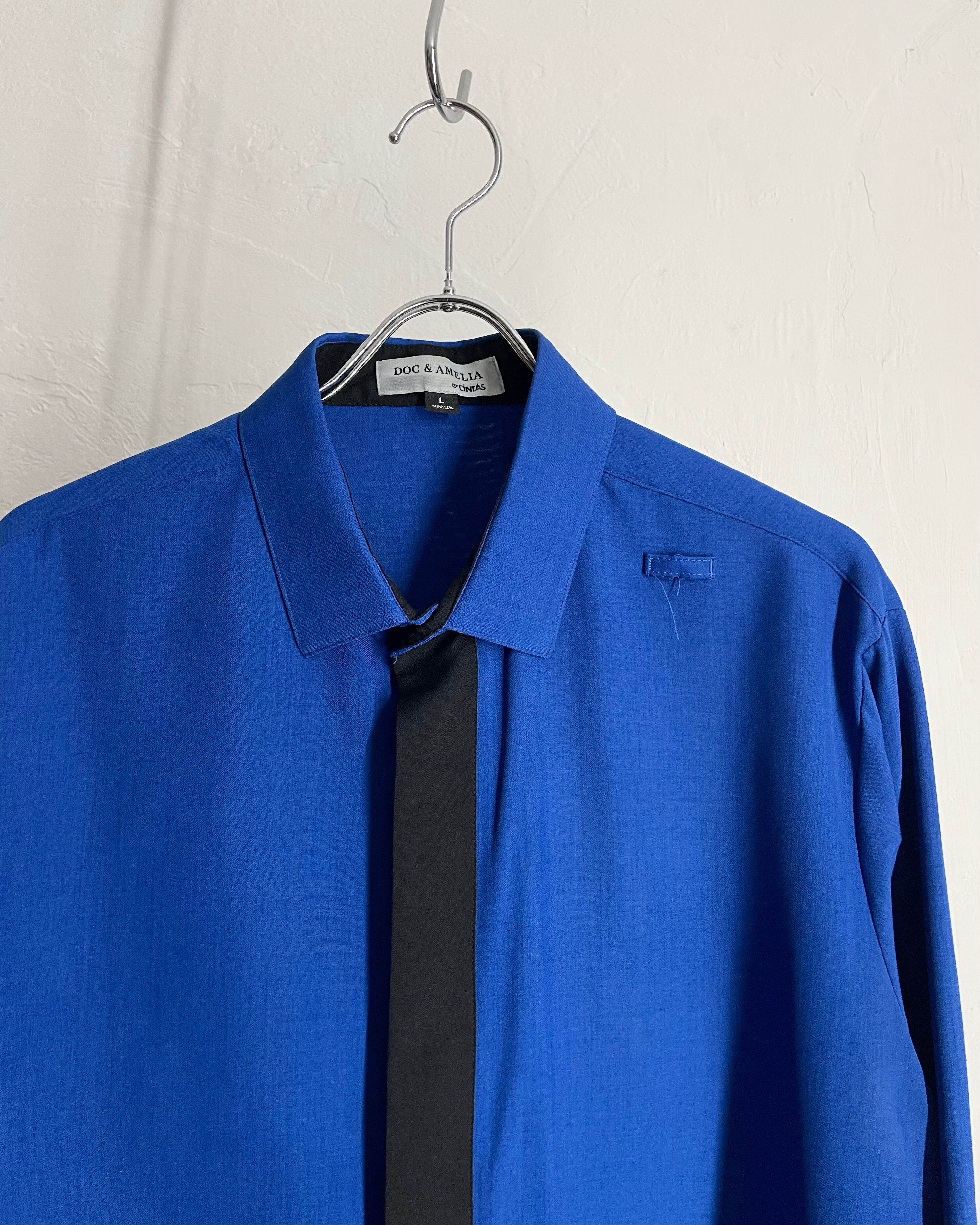 00s CINTAS Front-fly Box-cut Shirt