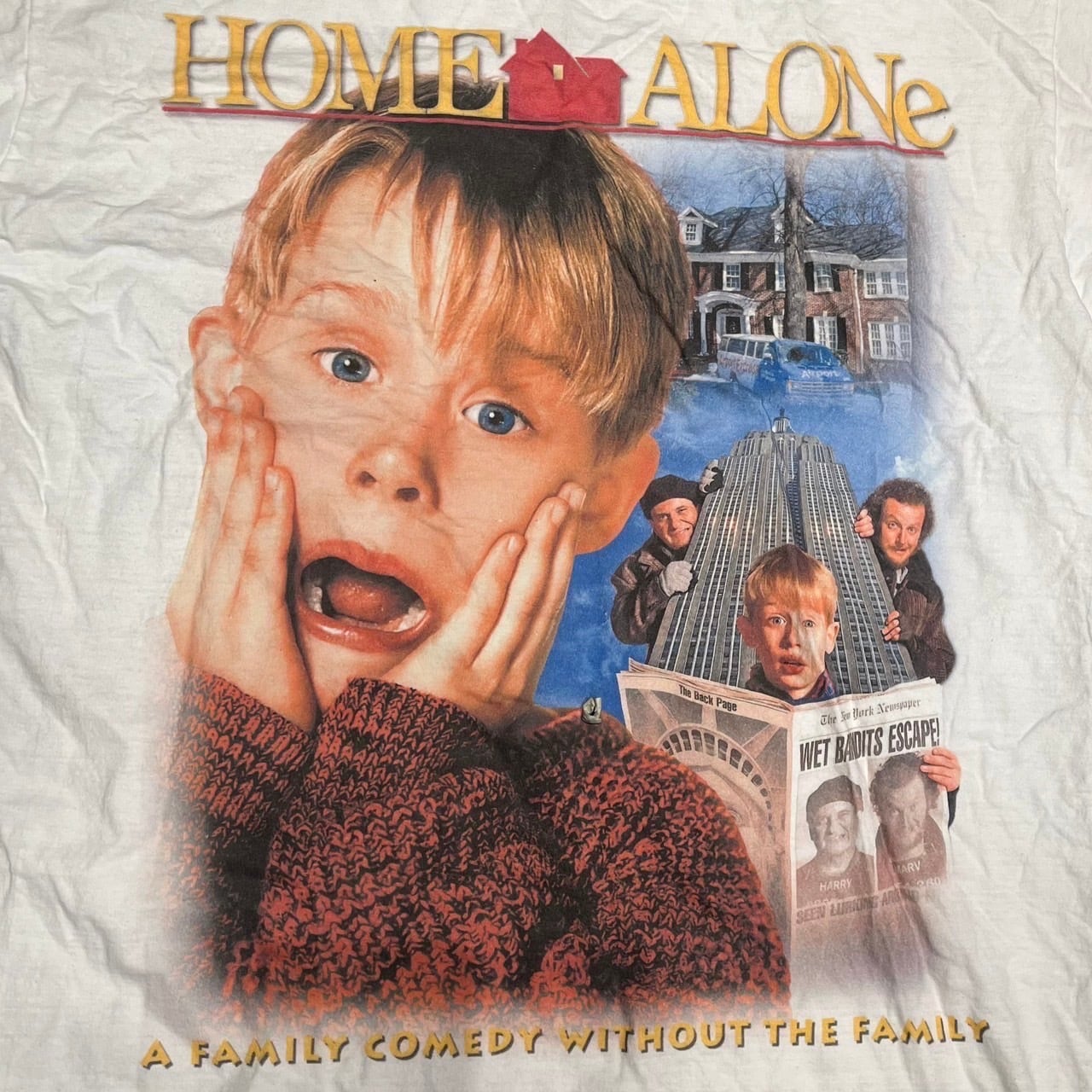HOMEALONE ホームアローンTシャツ/ムービーT/USED/古着XL | Pay ID HOMEALONE ホームアローンTシャツ/ムービーT/USED/古着XL | Pay ID