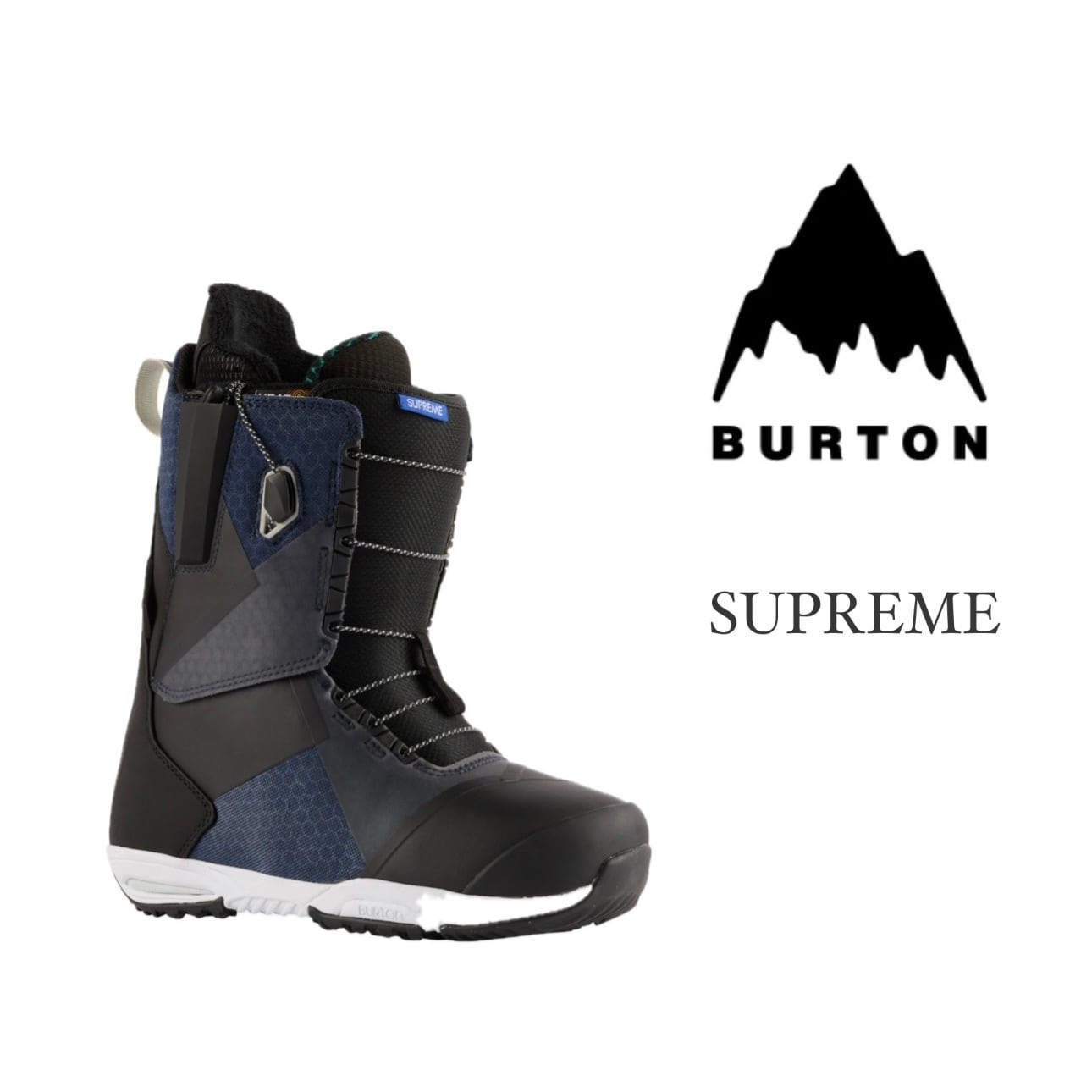 23-24年モデル BURTON .『 SUPREME 』. BLACK . バートン . サプリーム 