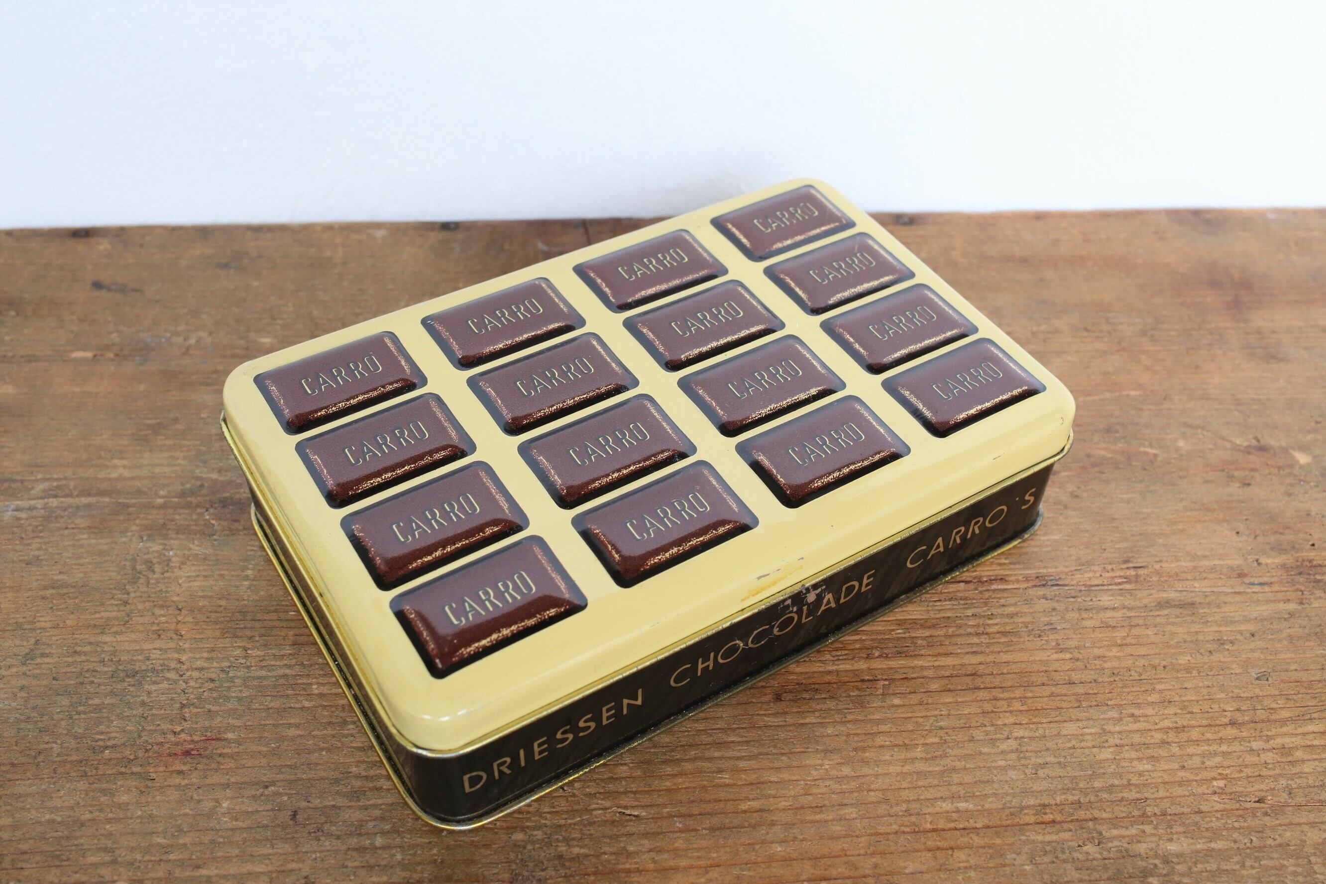 オランダ アンティーク ヴィンテージ Driessen社 CARRO チョコレート 缶