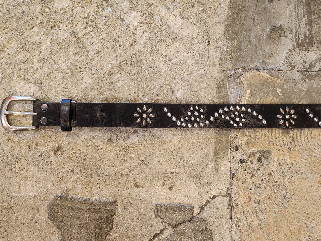 レザー スタッズベルト メンズ アメカジ / LEATHER STUDS BELT mens