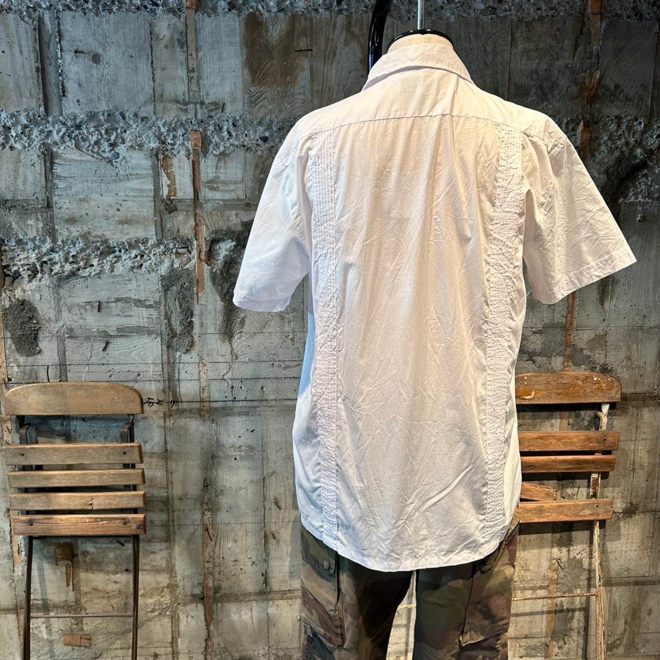 USED ITEM】キューバシャツ (yucateca GUYABERA / WHITE/SIZE:L