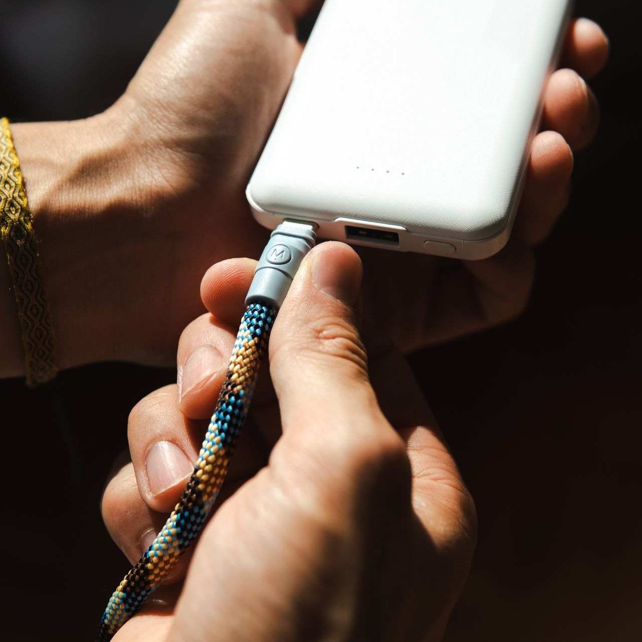 イエローブラウン(Type-C to Type-C)