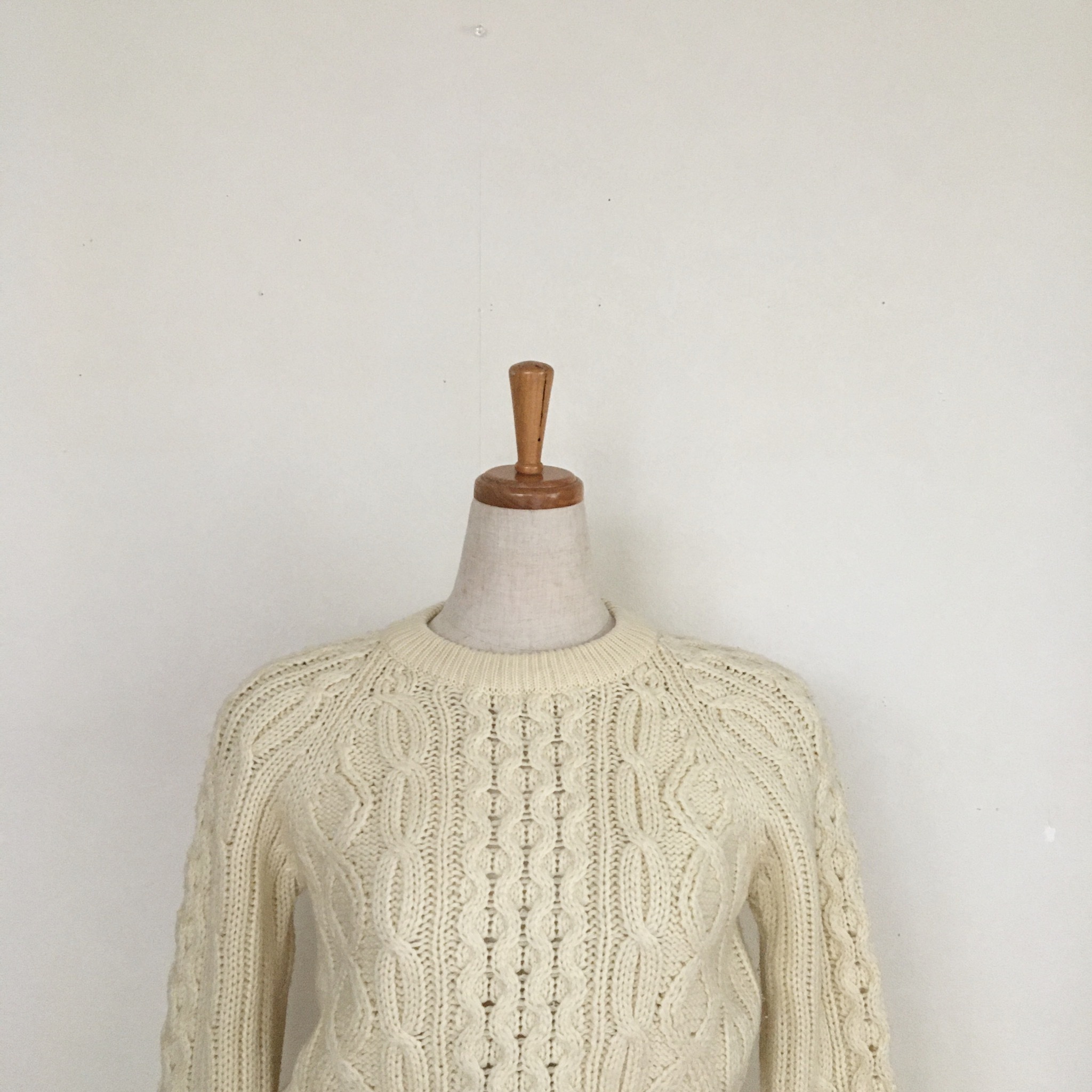 80s IZOD cable knit sweater