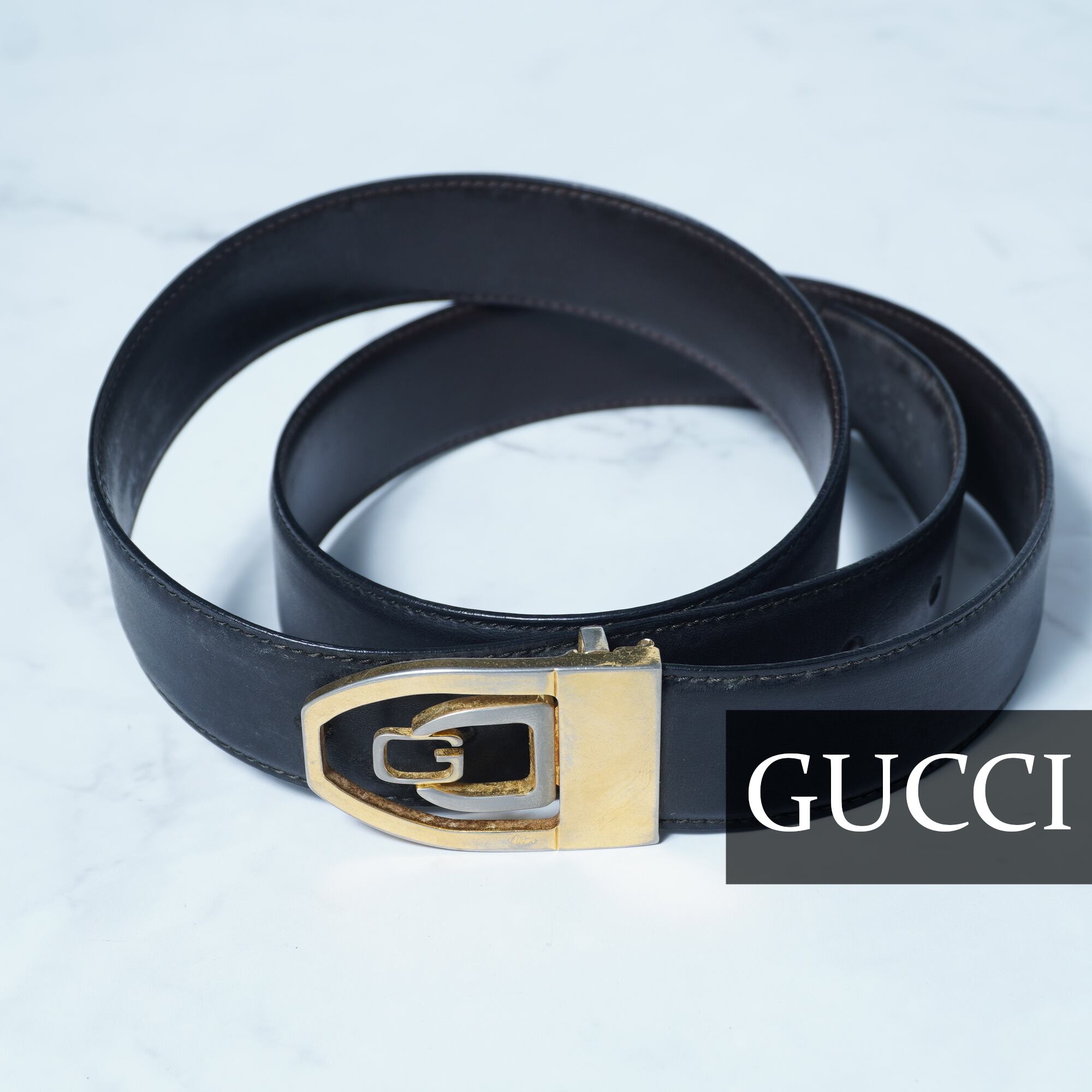 レディース 美品 GUCCI グッチ GG パイソン レディース ベルト