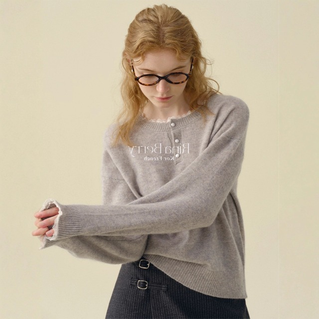 【ニット】ニット セーター レディース おしゃれ かわいい 韓国 トップス 長袖 20代 30代 40代 春 秋 冬 レディース ニット グレー ホワイト 白