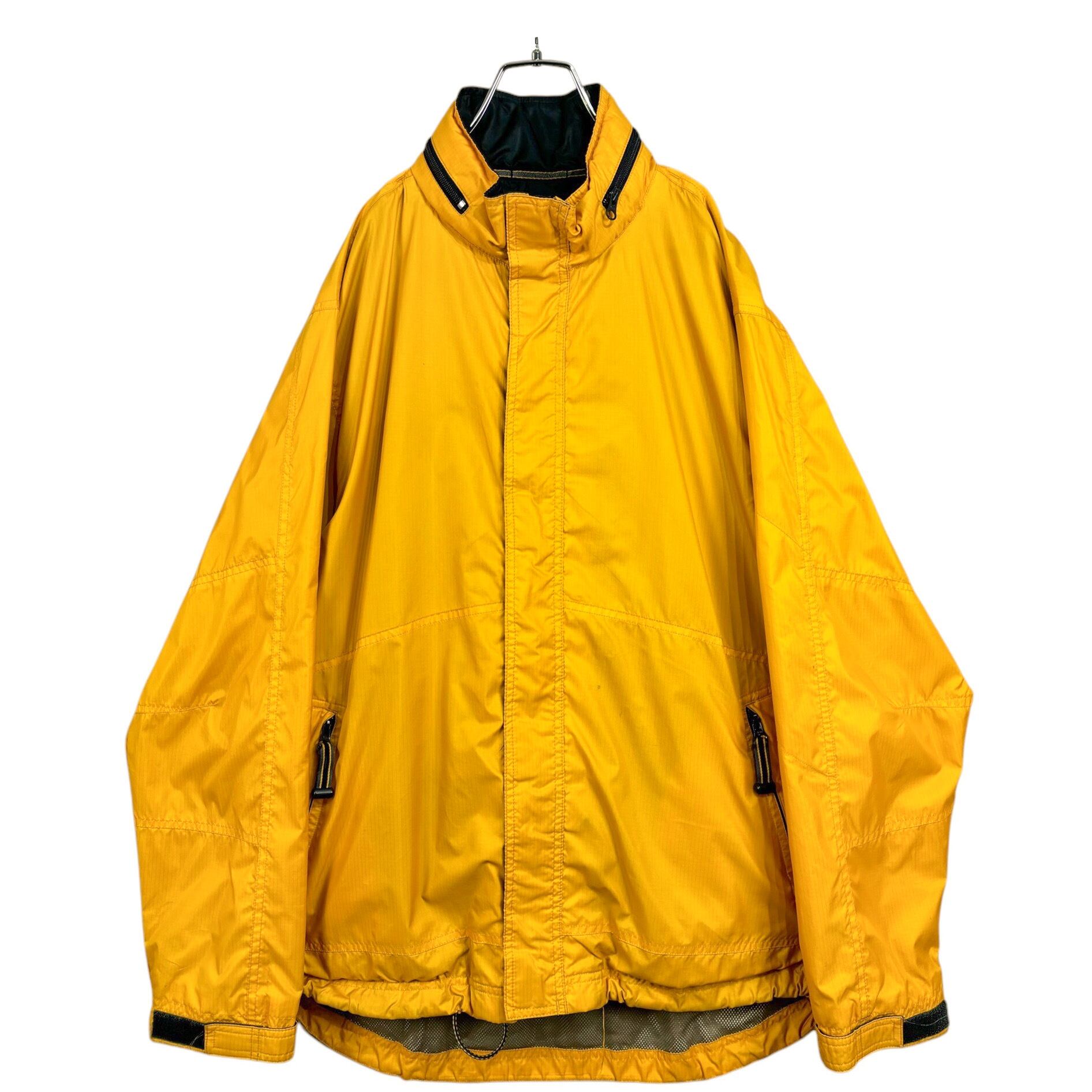 OLD GAP 2000'y zip-up yellow ripstop design nylon jacket | 無無