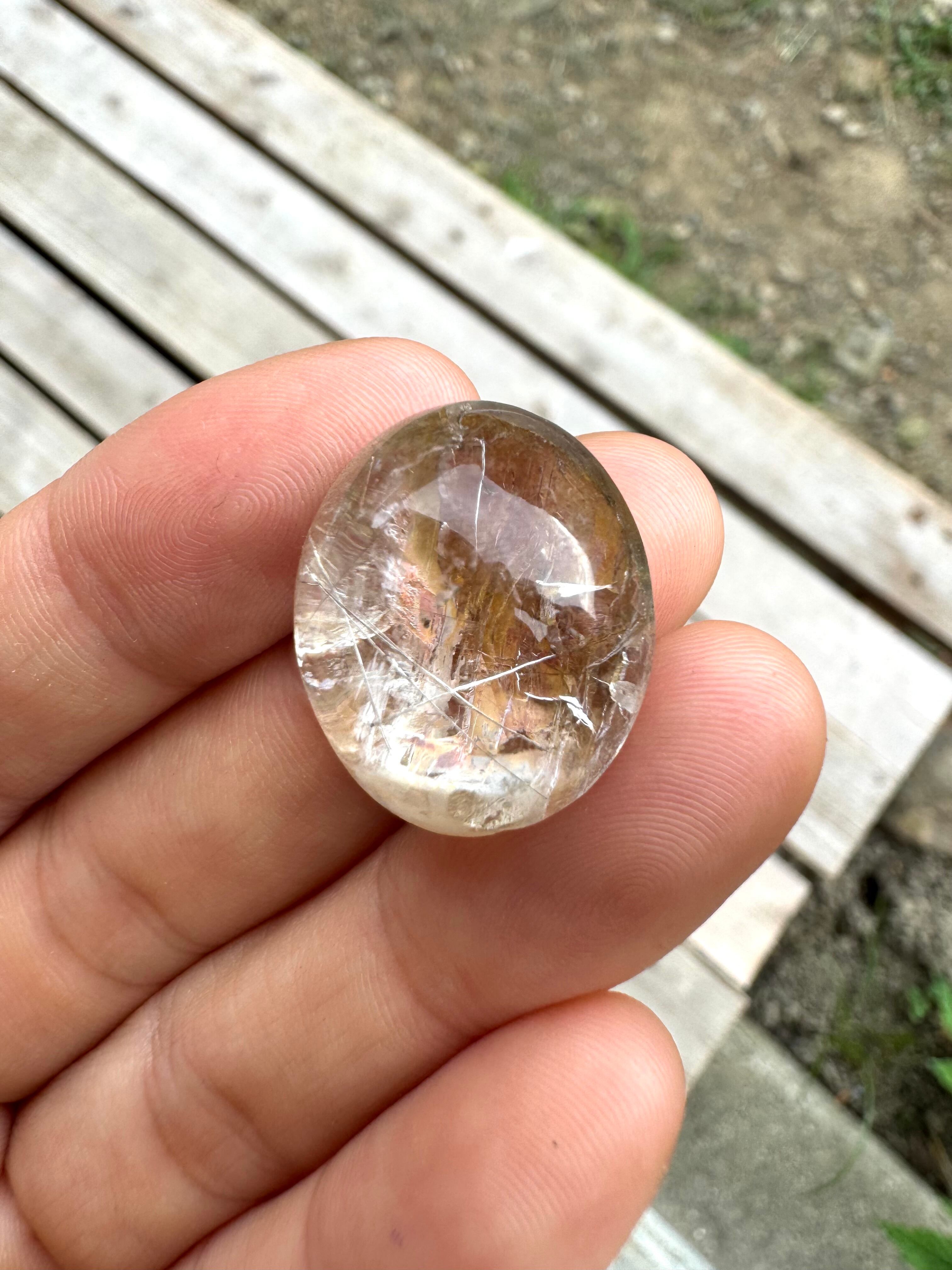 【閉店前スペシャル】にこにこしてる土の子|ガーデンクォーツ20