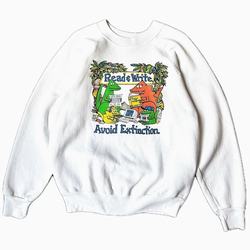 Vintage 80's【ONEITA】"Avoid Extinction" Sweat