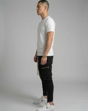 ジップポケットスリムフィットパンツ(P00011)