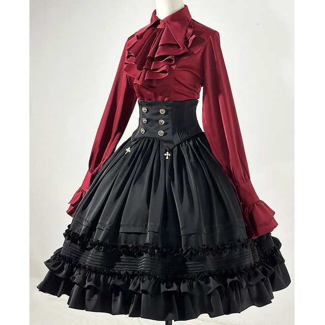 SEASONZ クラロリ ブラウス ネッカチーフ付き お嬢様風 控えめ 上品 エレガント