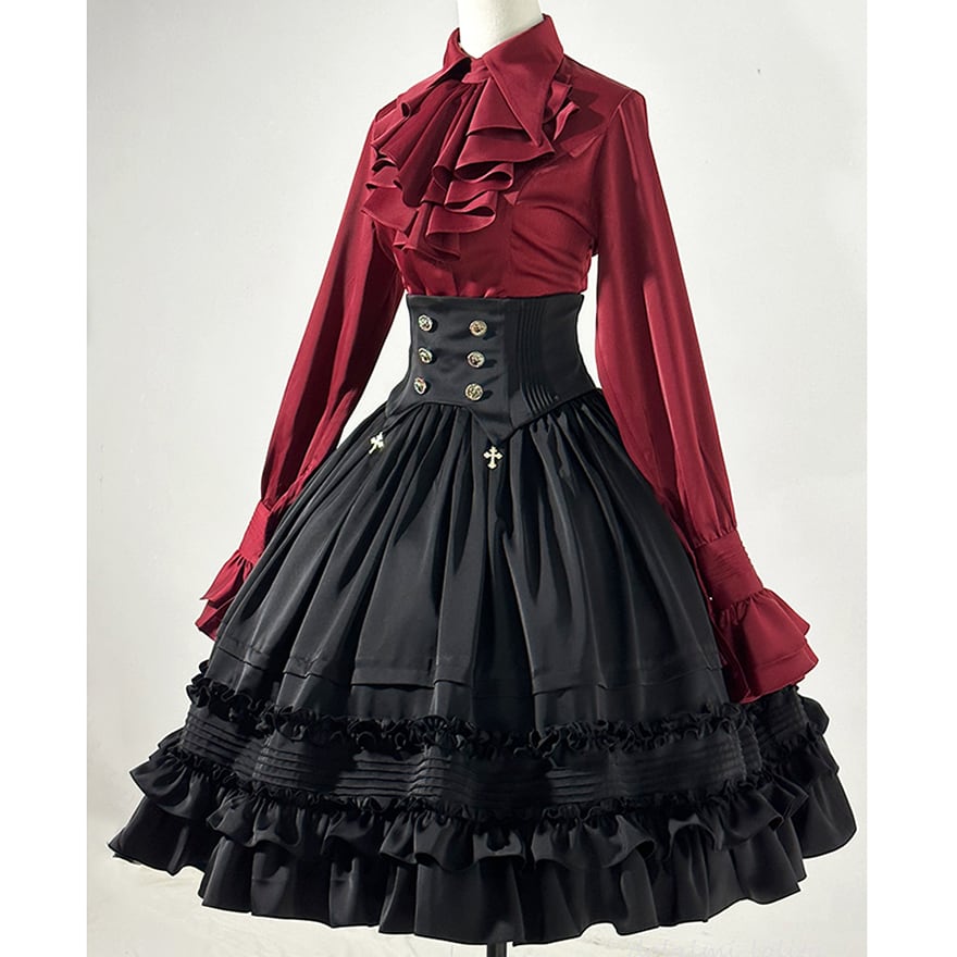 SEASONZ クラロリ ブラウス ネッカチーフ付き お嬢様風 控えめ 上品 エレガント