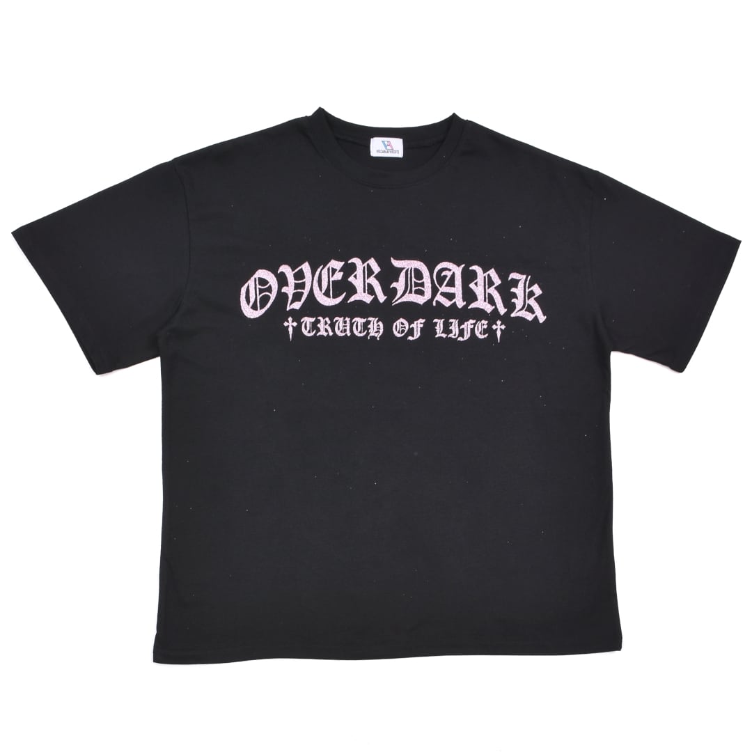 7/17 再入荷！】新作☆OVER DARK ラメバッククロスTシャツ